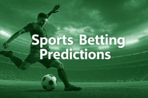 football player in stadium with dynamic lighting representing sports betting predictions